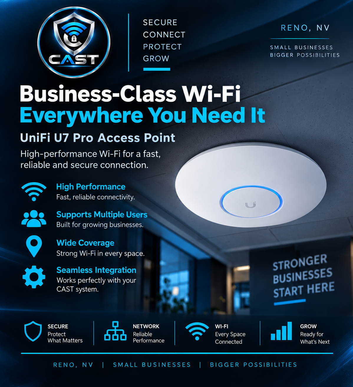 CAST Secure Cyber Networking and Wi-Fi